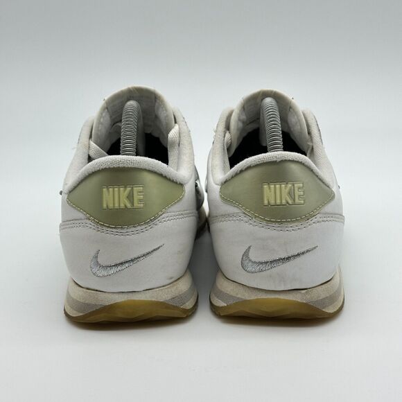 Vintage Nike Cortez Basic Jewel White Silver Mens Size 8 Leather OG Sneakers Y2K main image 8